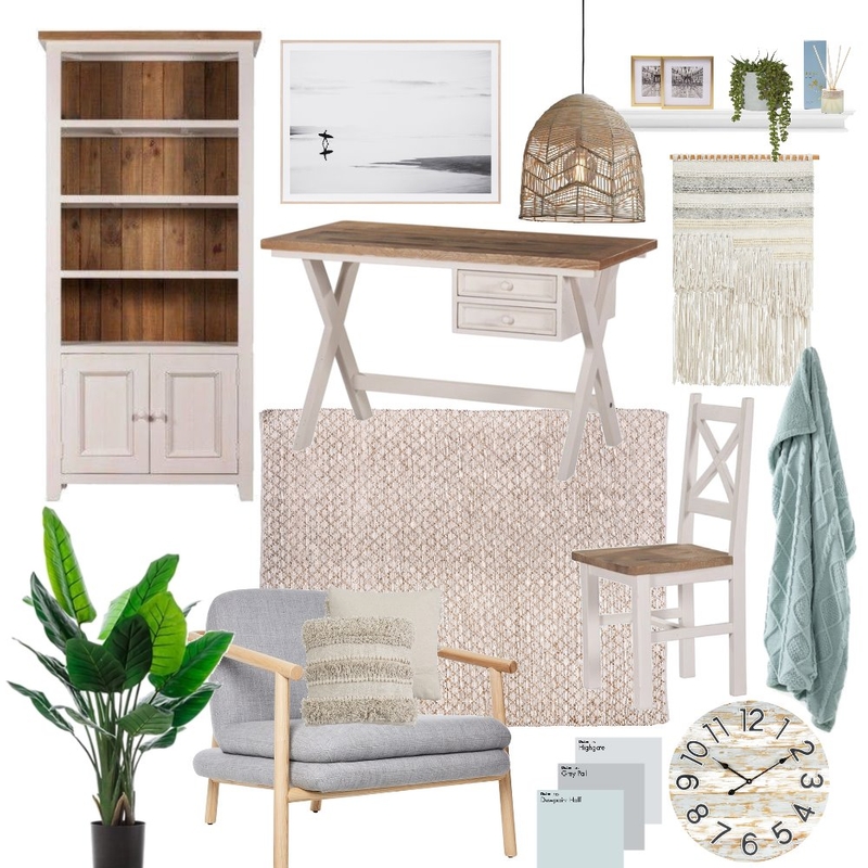 My Coastal Retreat (Study) Mood Board by Coral & Heart Interiors on Style Sourcebook