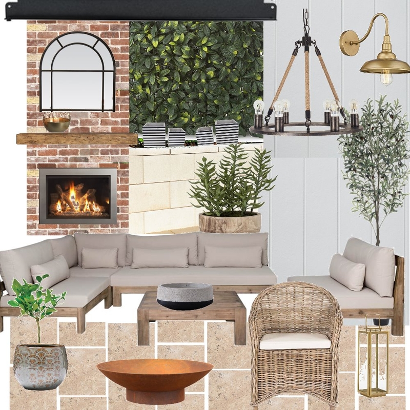 MODERN FARMHOUSE ALFRESCO Mood Board by ezjaber on Style Sourcebook