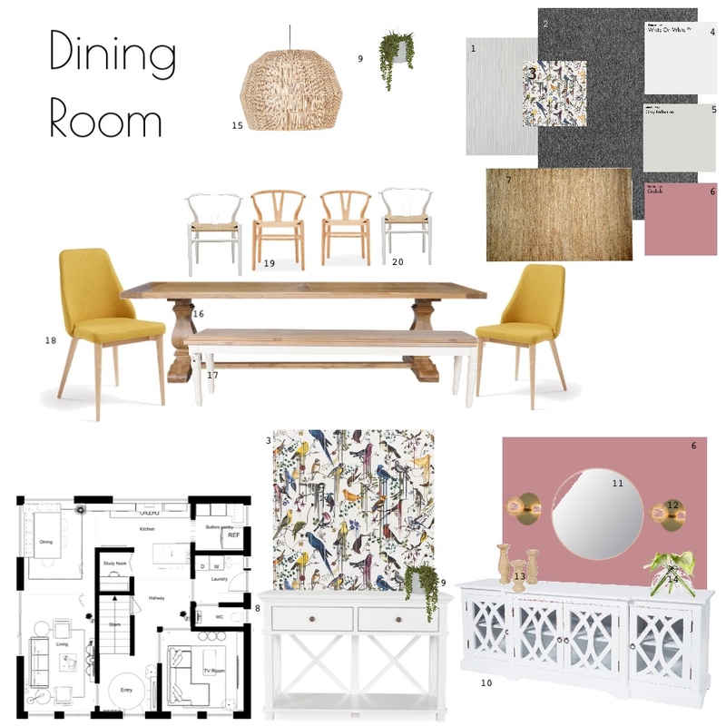 Dining room Mod 9 Mood Board by melcleverley on Style Sourcebook