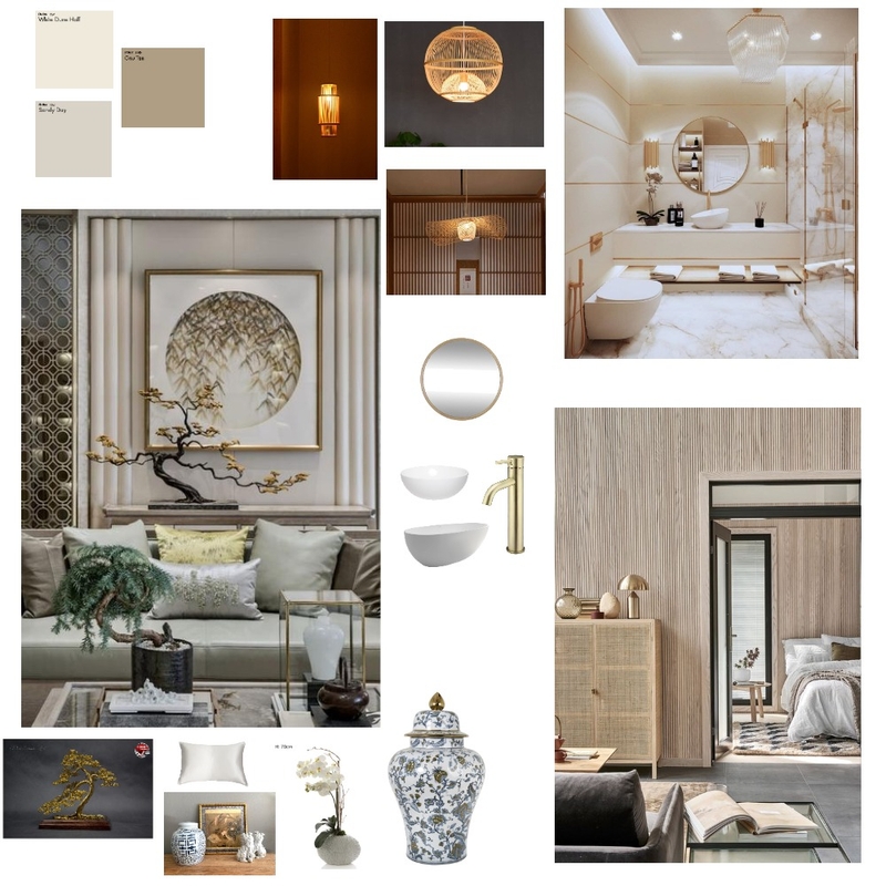 Japanese Inspired Moodboard Mood Board by Ingrid K Moffat on Style Sourcebook