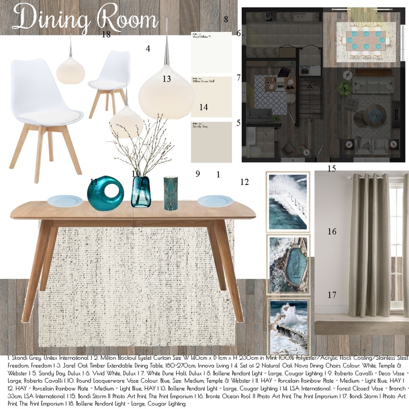 Dining Room Mood Board by Ar. Abigael Margallo on Style Sourcebook