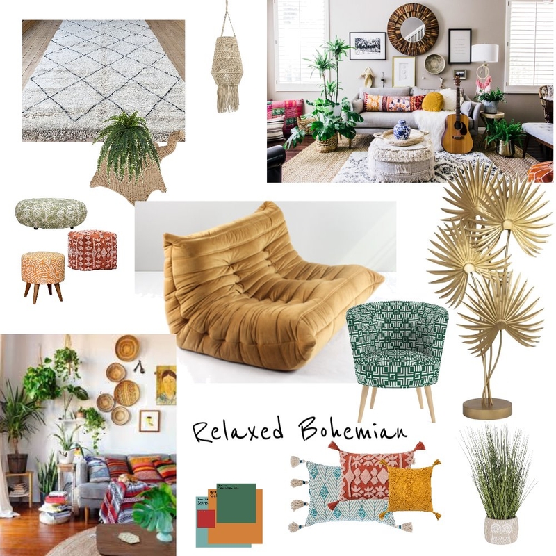 Relaxed Bohemian Mood Board by DeborahTantardini on Style Sourcebook