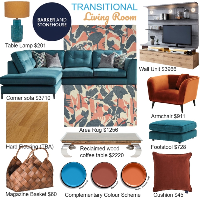 TRANSITIONAL Living Room Mood Board by G3ishadesign on Style Sourcebook