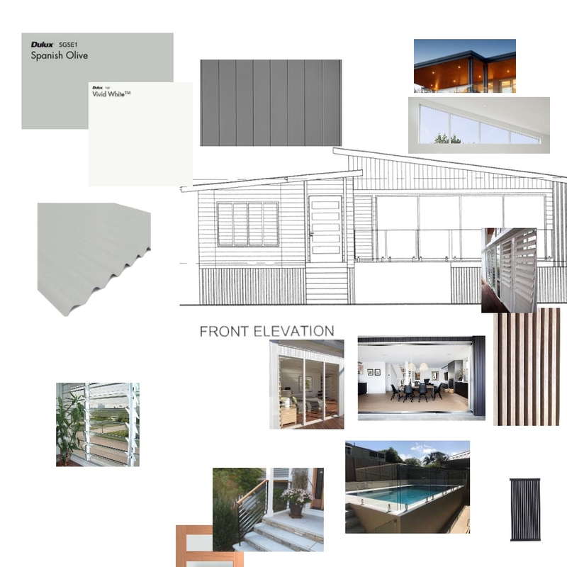 Front exterior Mood Board by bjk on Style Sourcebook