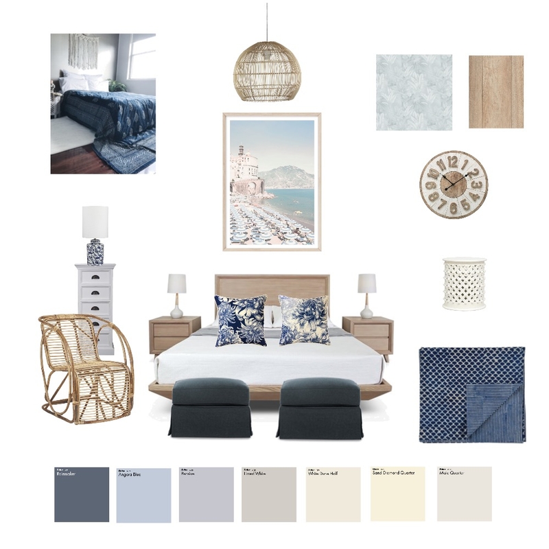 Hamptons bedroom mood board Mood Board by anavictoriamoreno on Style Sourcebook