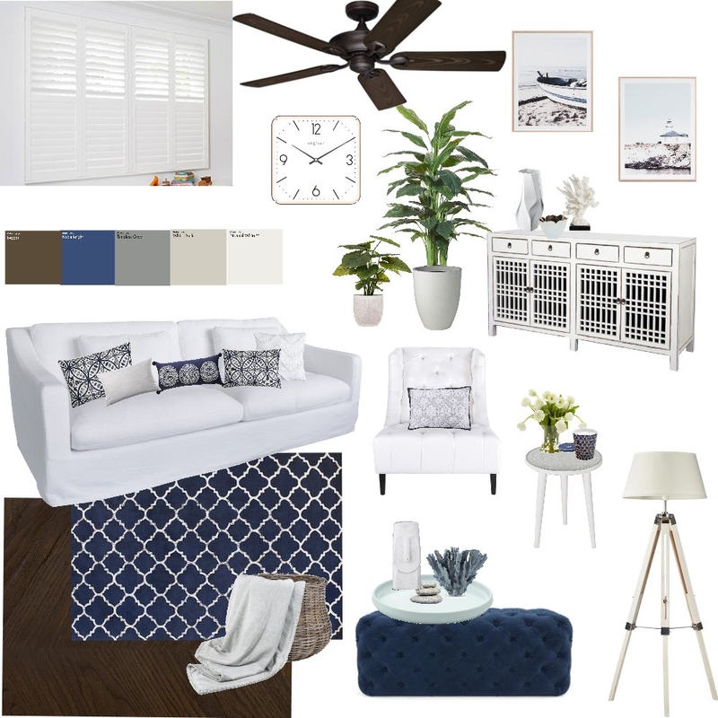 Hamptons Mood Board by neda on Style Sourcebook