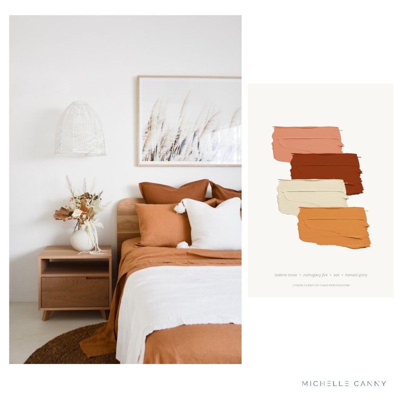 Bedroom Colour Palette Mood Board by Michelle Canny Interiors on Style Sourcebook