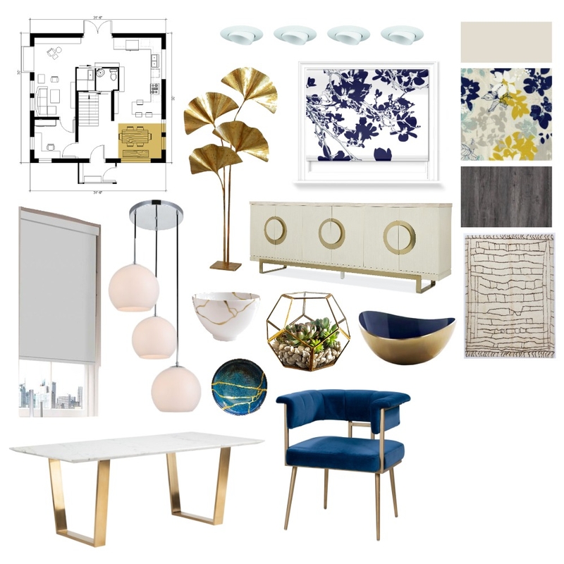 Dining Room Mood Board by Valeria on Style Sourcebook