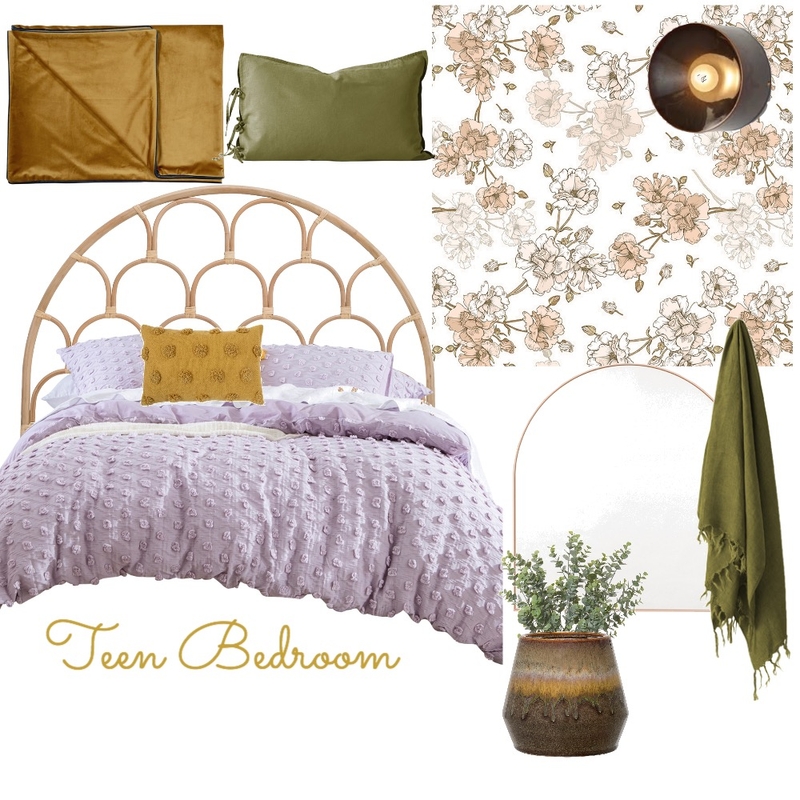 Teen Bedroom Mood Board by India Hall on Style Sourcebook