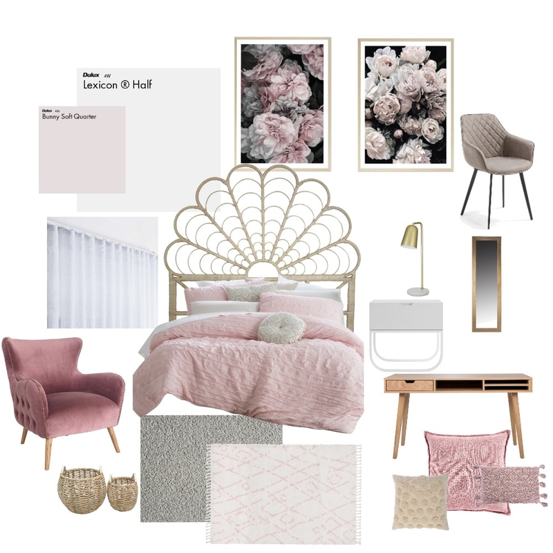 Lily's Bedroom Mood Board by shelleyo on Style Sourcebook