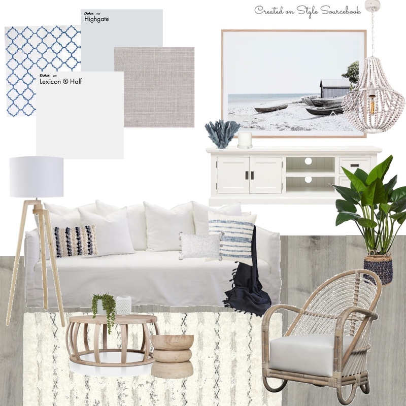 Hampton's Breeze Mood Board by SALT SOL DESIGNS on Style Sourcebook