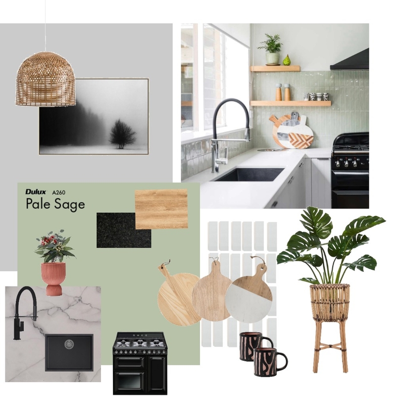 Sage Hint Kitchen Mood Board by Just In Place on Style Sourcebook