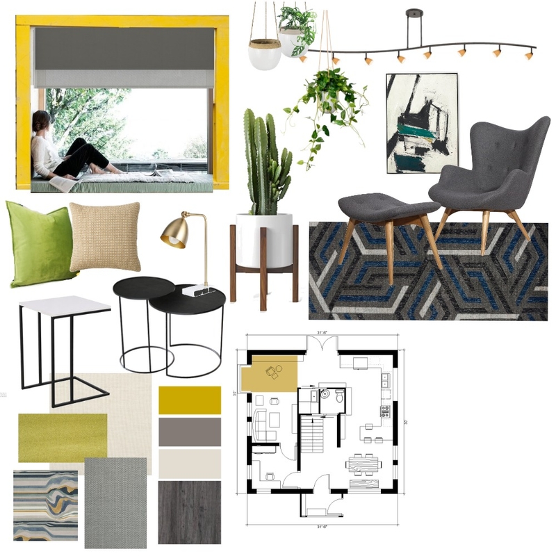 Reading Area Mood Board by Valeria on Style Sourcebook