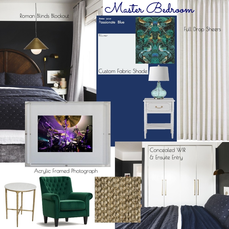 Amy Hopes Master Bedroom Mood Board by Osborne & Co. on Style Sourcebook