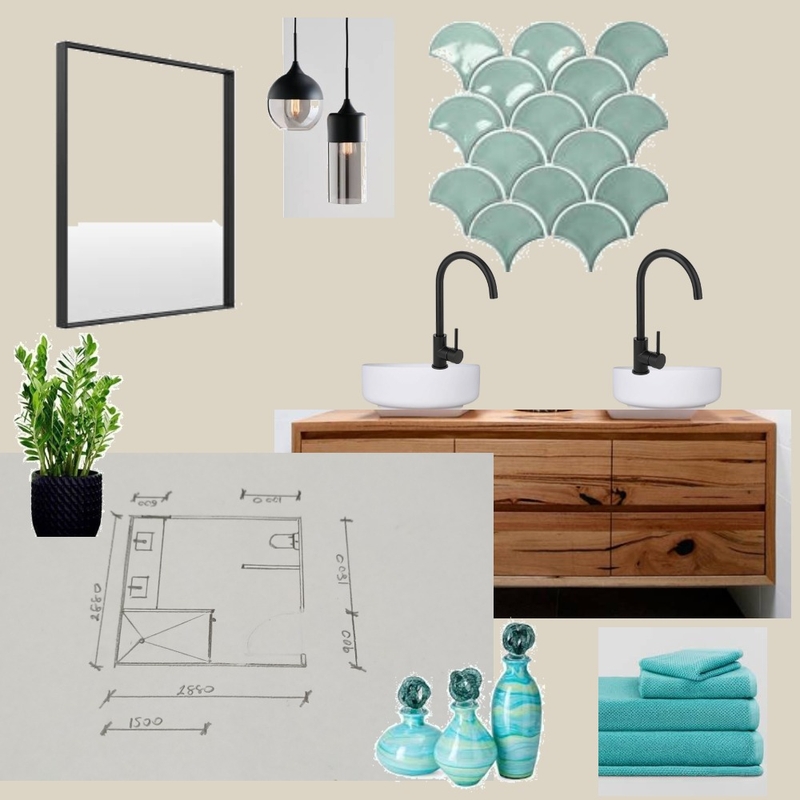 MOOD BOARD ENSUITE ROCKLEA Mood Board by becfarr on Style Sourcebook