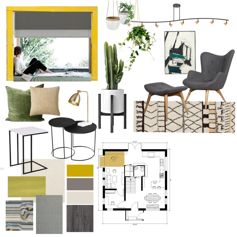 Reading Area Mood Board by Valeria on Style Sourcebook