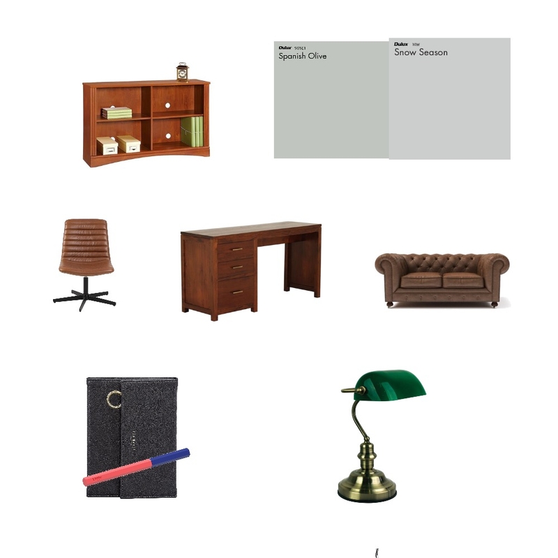 Dad office Mood Board by Sinawhite on Style Sourcebook