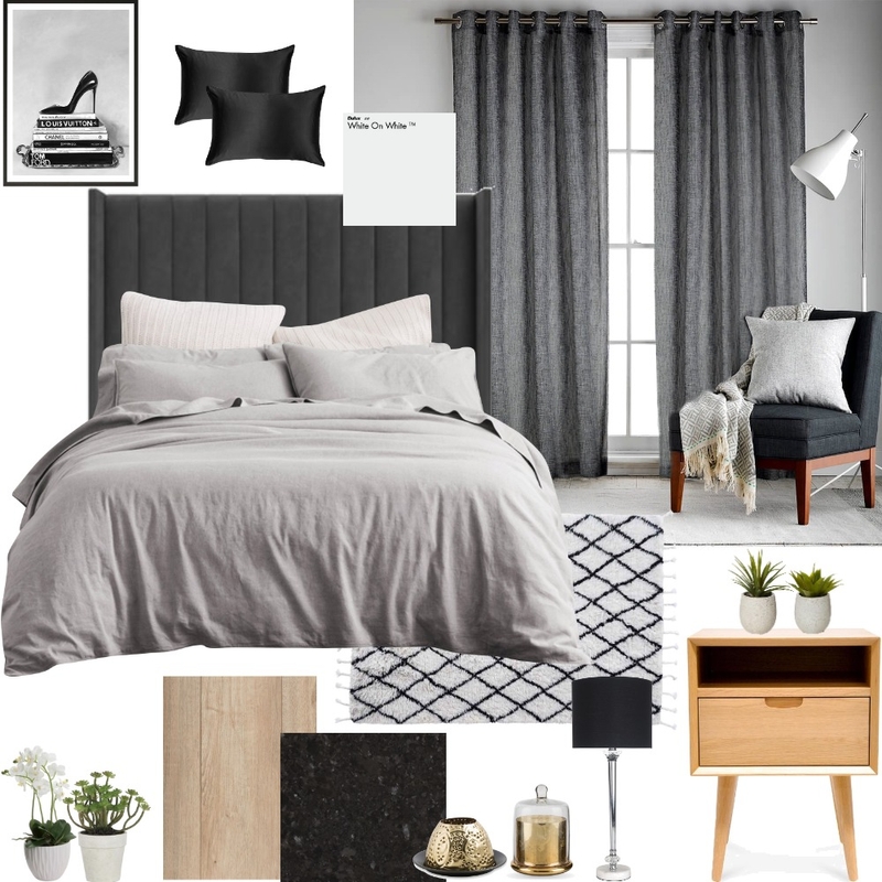 bedroom mood board Mood Board by Sujoya on Style Sourcebook