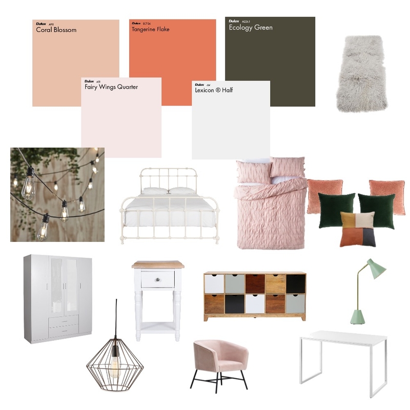 Teenaged bedroom Mood Board by Sinawhite on Style Sourcebook