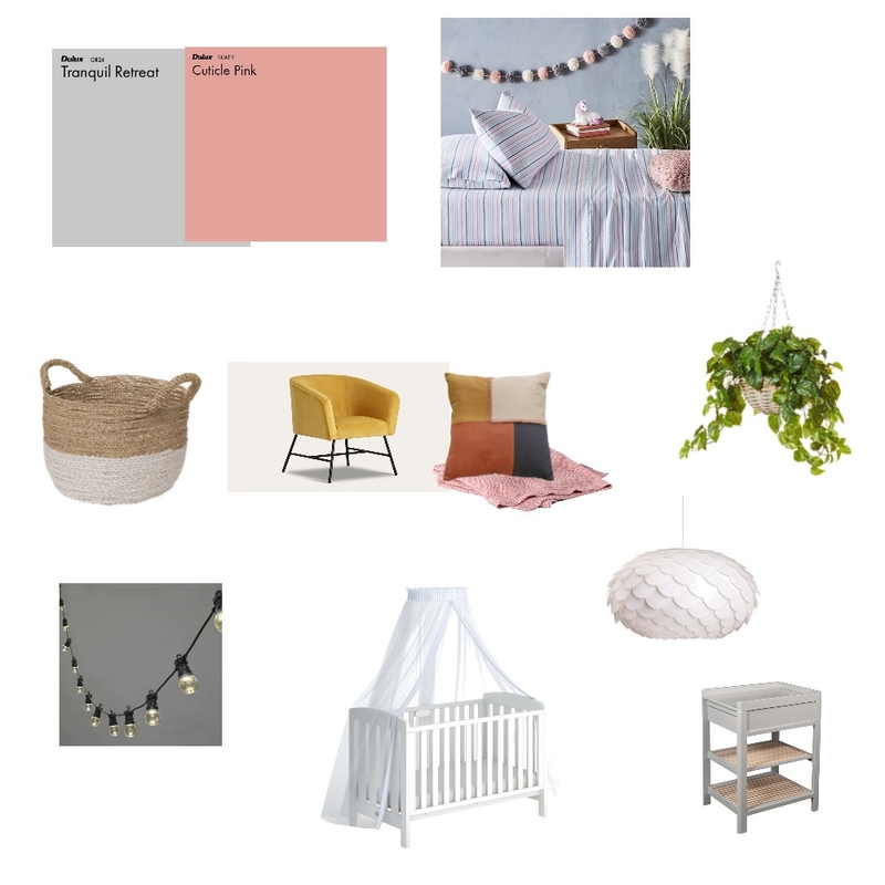 Baby girl nursery Mood Board by Sinawhite on Style Sourcebook