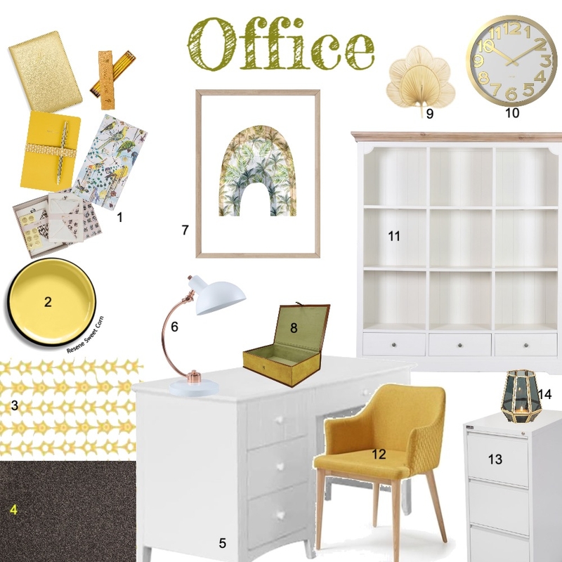 Module 9 - Office Mood Board by BELIZA Interior Concept on Style Sourcebook