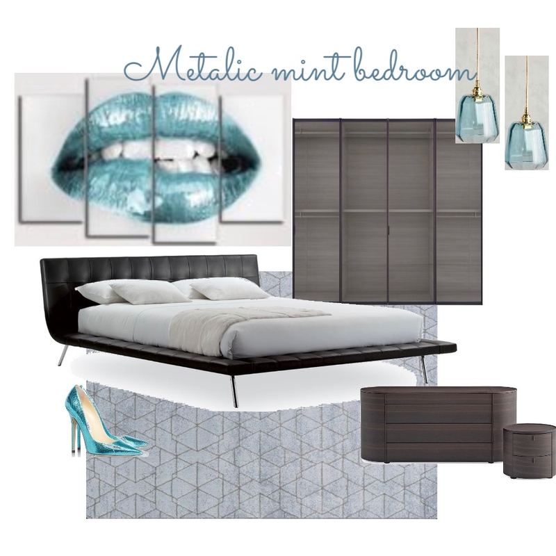 Metallic mint Mood Board by Simona Jack on Style Sourcebook