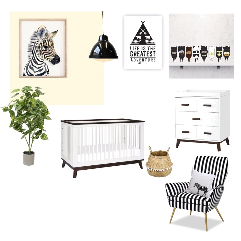 Zebra style nursery Mood Board by AlyaSiDesign on Style Sourcebook