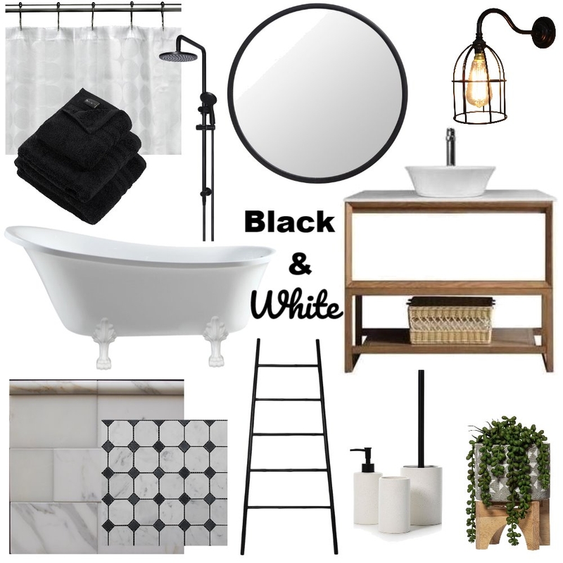 B & W Country bathroom Mood Board by Kmann on Style Sourcebook