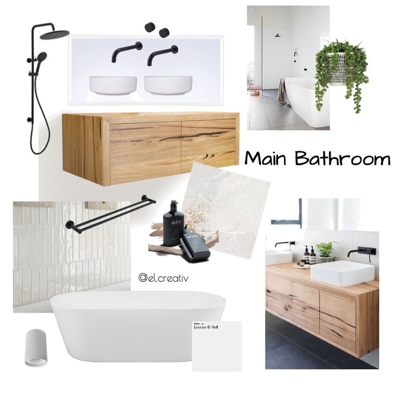 Main Bathroom Mood Board by el.creativ on Style Sourcebook