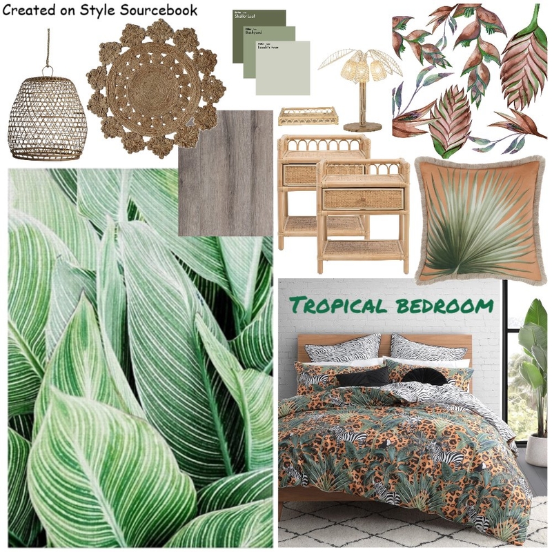 Tropical Bedroom Mood Board by Shilpa on Style Sourcebook