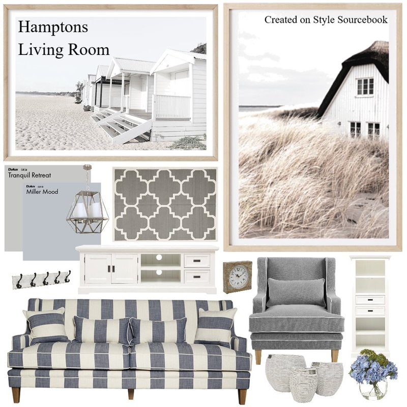 Hamptons Living Room Mood Board by Shilpa on Style Sourcebook