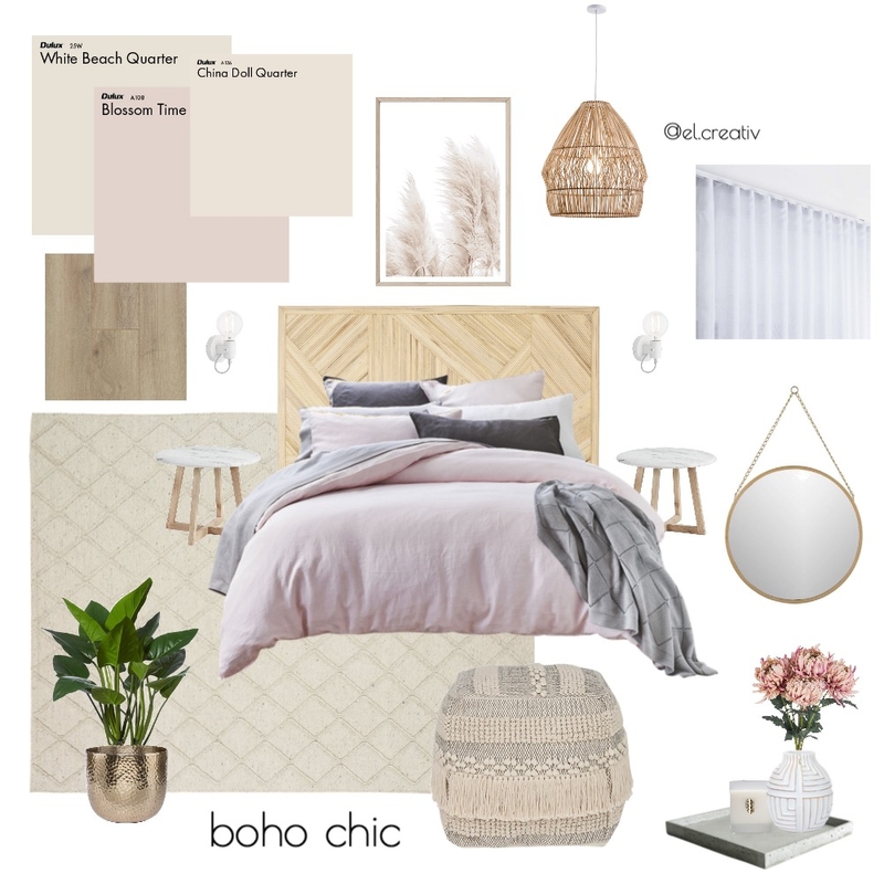Boho Chic Mood Board by el.creativ on Style Sourcebook