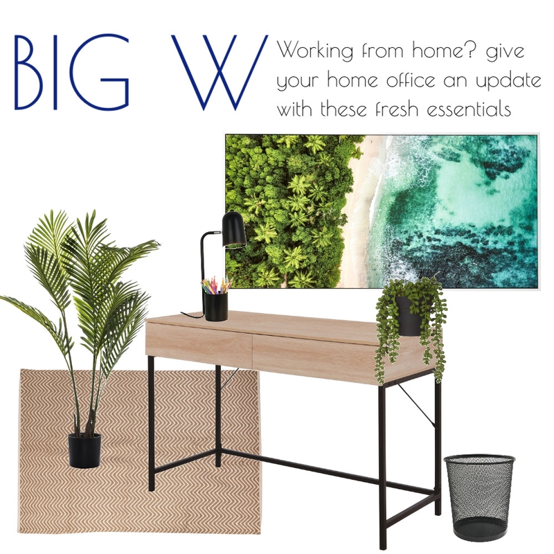 BIG W Home Office Mood Board by Kohesive on Style Sourcebook