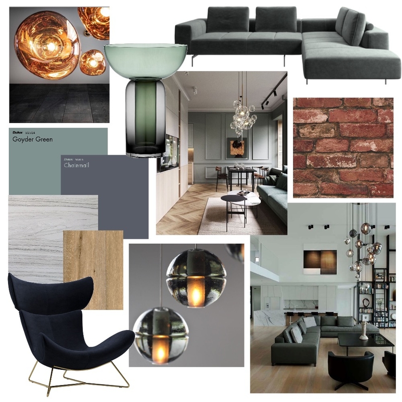 Modern industrial Mood Board by SaskiaHayes on Style Sourcebook