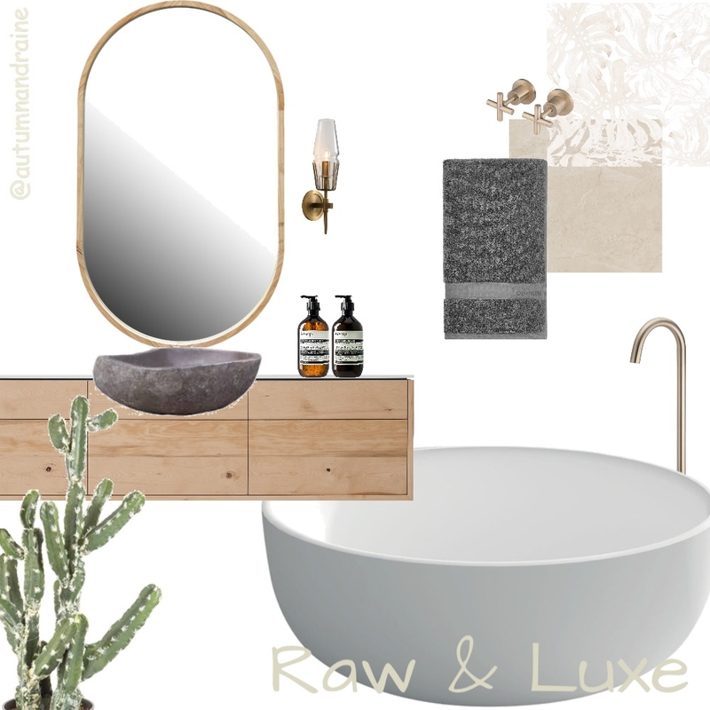 Raw & Luxe Mood Board by Autumn & Raine Interiors on Style Sourcebook