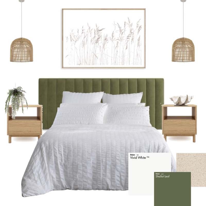 olive bedroom Mood Board by Olivia Owen Interiors on Style Sourcebook