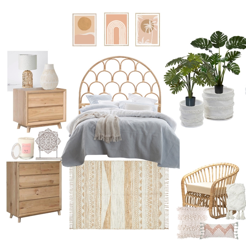 Coastal bedroom Mood Board by Organised Simplicity on Style Sourcebook