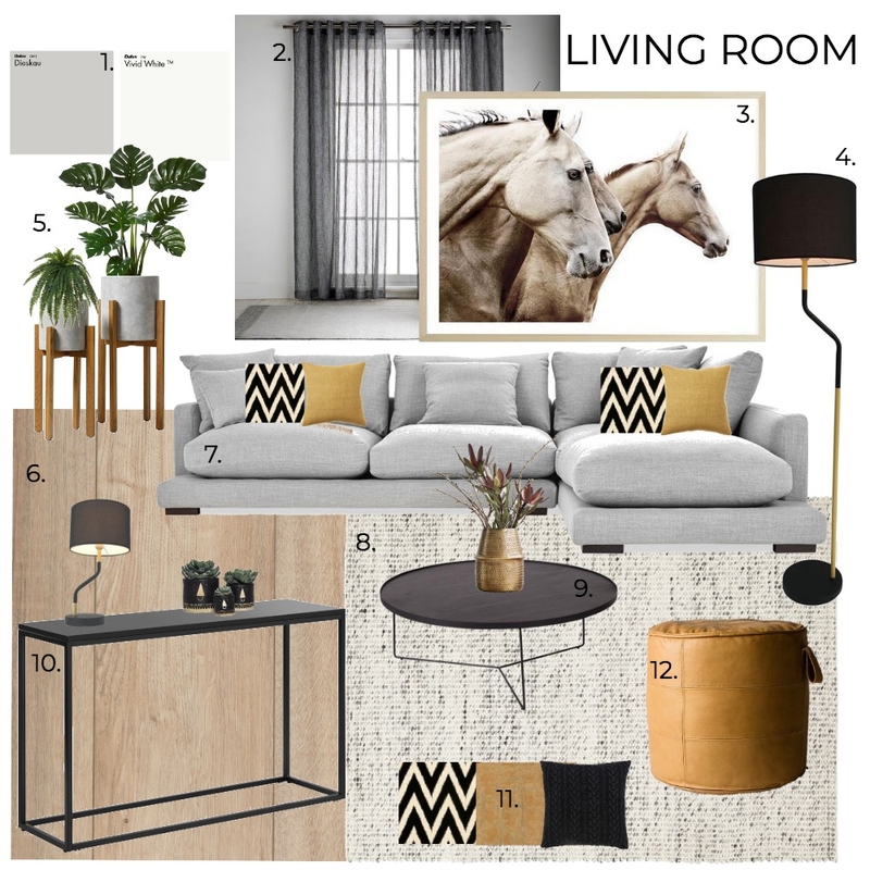 A9 LIVING ROOM Mood Board by Genie on Style Sourcebook