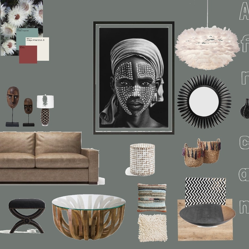 African Inspired Mood Board by Fiona Barbour on Style Sourcebook