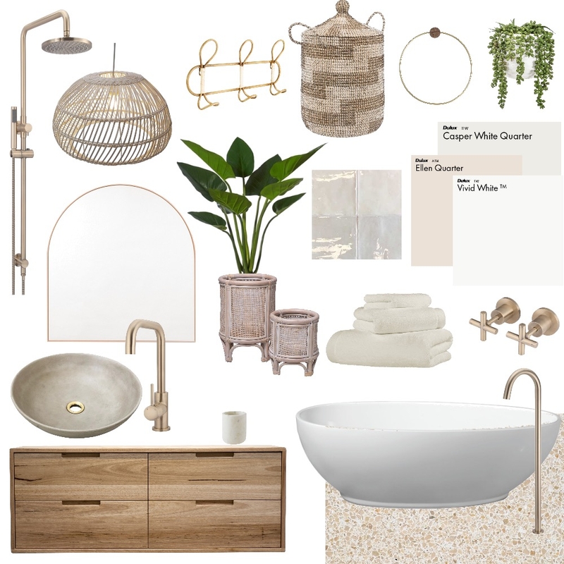 Bathroom Mood Board by athomewithcaitlyn on Style Sourcebook