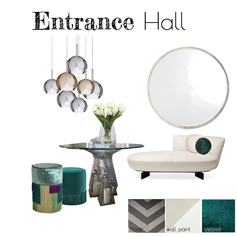 Entrance hall  VILLA op. 1 Mood Board by InStyle Idea on Style Sourcebook