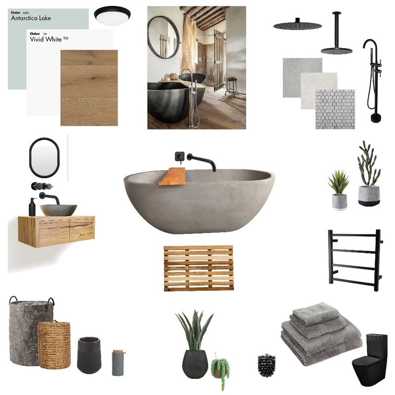 Wabi Sabi Bathroom Mood Board by njparker@live.com.au on Style Sourcebook