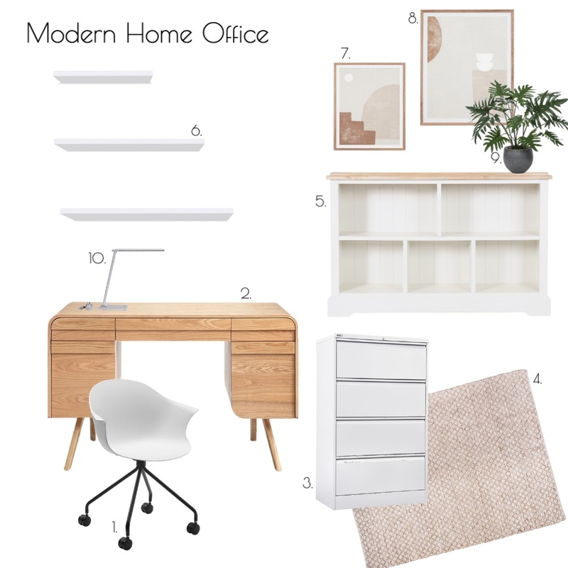 Home Office Sample Board Mood Board by Alana_Maree on Style Sourcebook