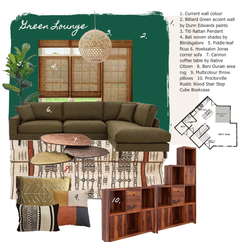 Clay Avenue Lounge Green Mood Board by Valeria on Style Sourcebook