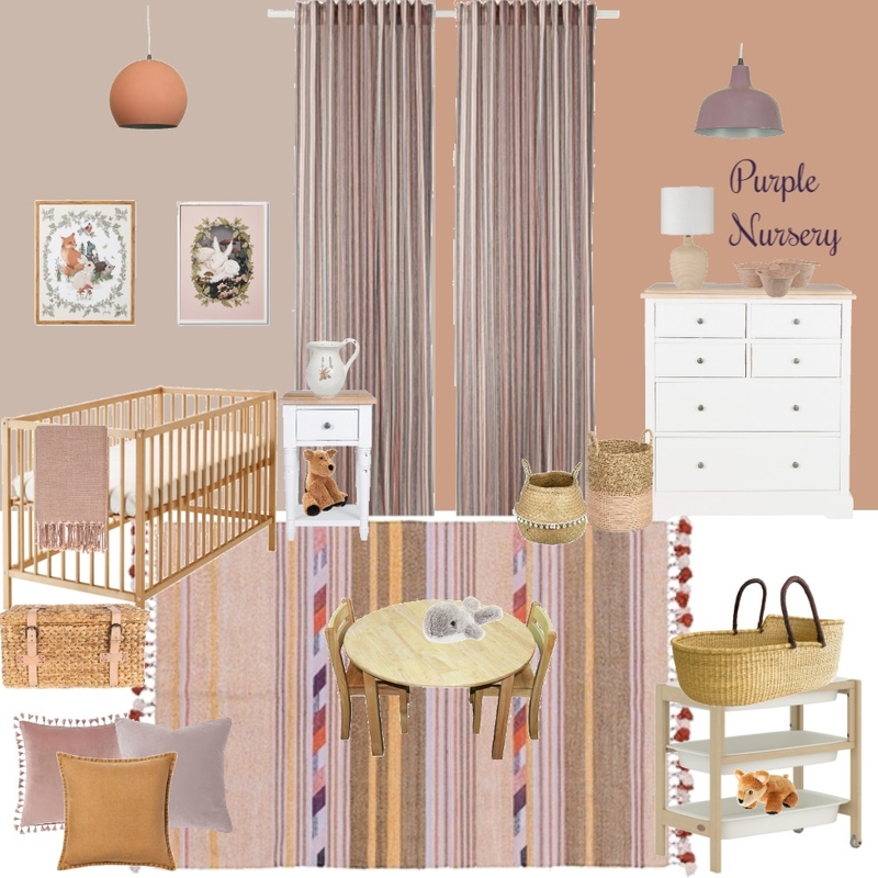 PURPLE NURSERY Mood Board by missmarple on Style Sourcebook