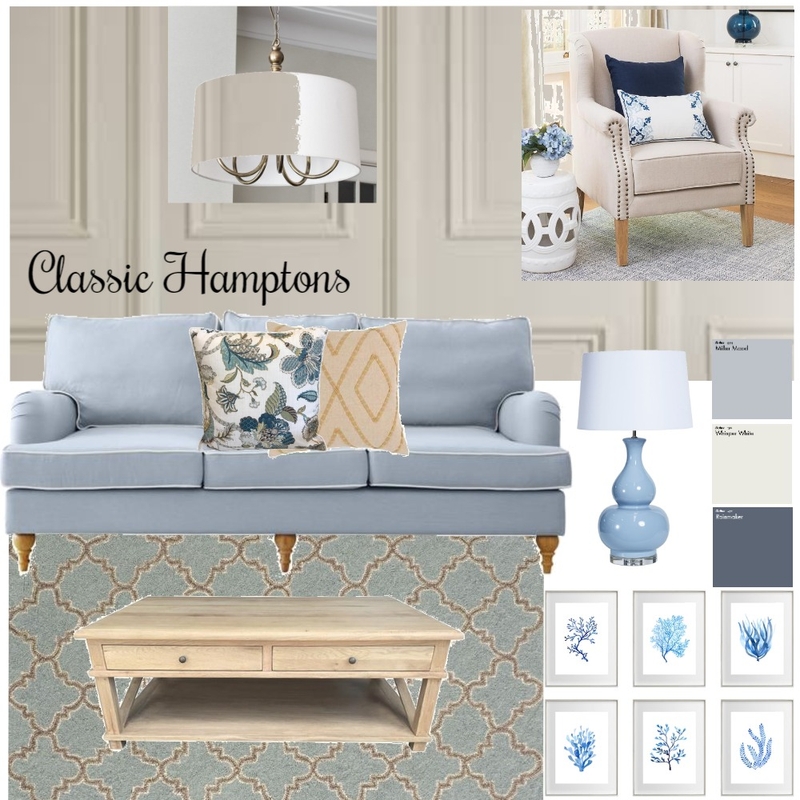 Classic Hamptons Mood Board by christina_helene designs on Style Sourcebook