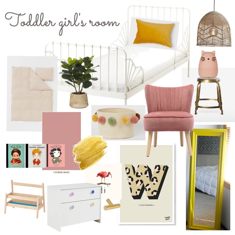 Toddler girl's bedroom Mood Board by Gemma Nuvoletta on Style Sourcebook