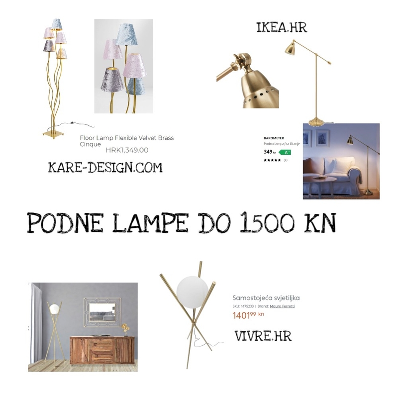 PODNE LAMPE DO 1500 KUNA Mood Board by maja80 on Style Sourcebook