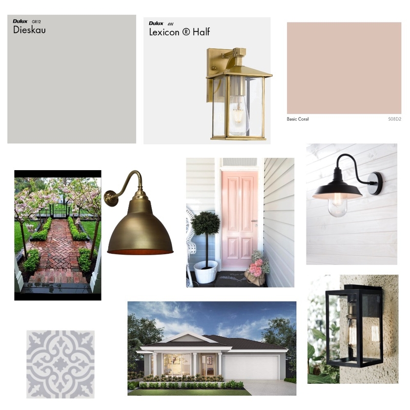 Front facade Mood Board by Be on Style Sourcebook