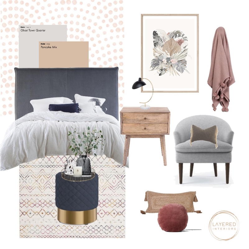 Boho Bedroom Mood Board by JulesHurd on Style Sourcebook